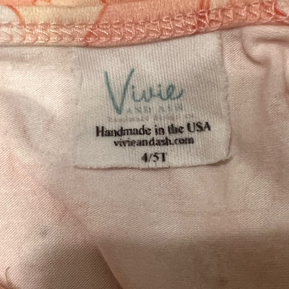 Vivie & Ash 🐰 Print Wide Leg Crop 4/5T Jumpsuit - Picture 4 of 5